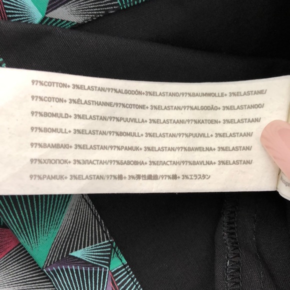 Skunkfunk Black Prism Abstract Pattern Dress - Picture 10 of 11